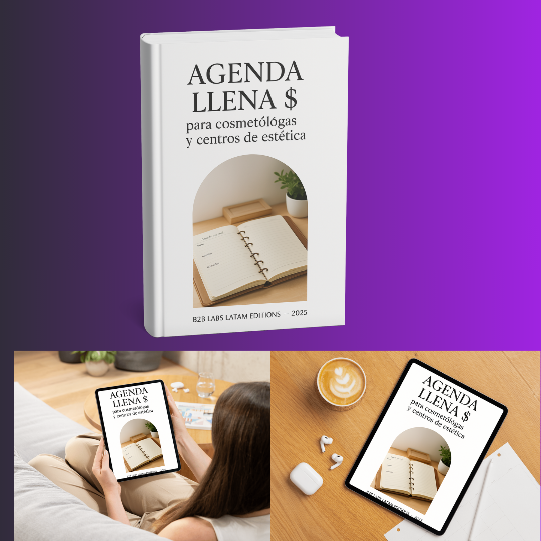 E-book - Agenda Llena $: Para cosmetologas y centros de estetica.