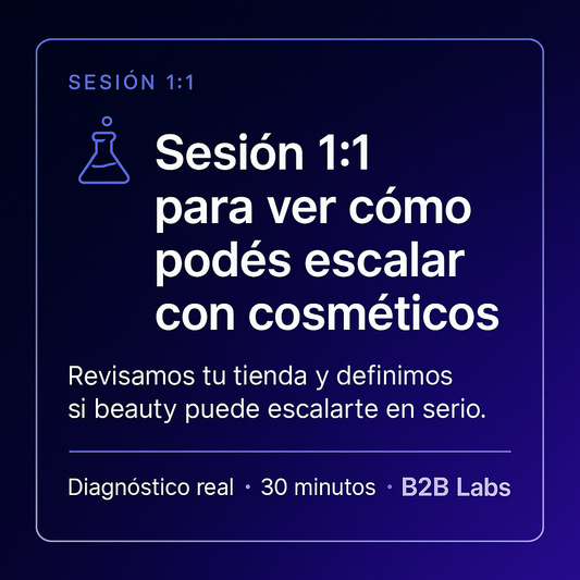 Sesión Estratégica 1:1 para Escalar tu E-commerce Beauty