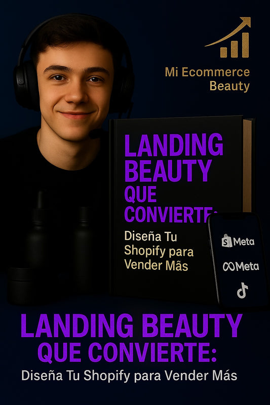 📘 Landing Beauty que convierte: Diseña tu Shopify para Vender Mas