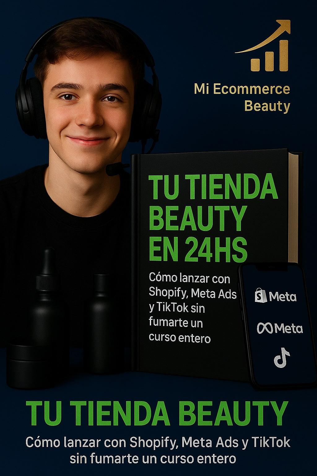 📘 Tu Tienda Beauty en 24 Horas: Shopify, Meta y TikTok sin Humo