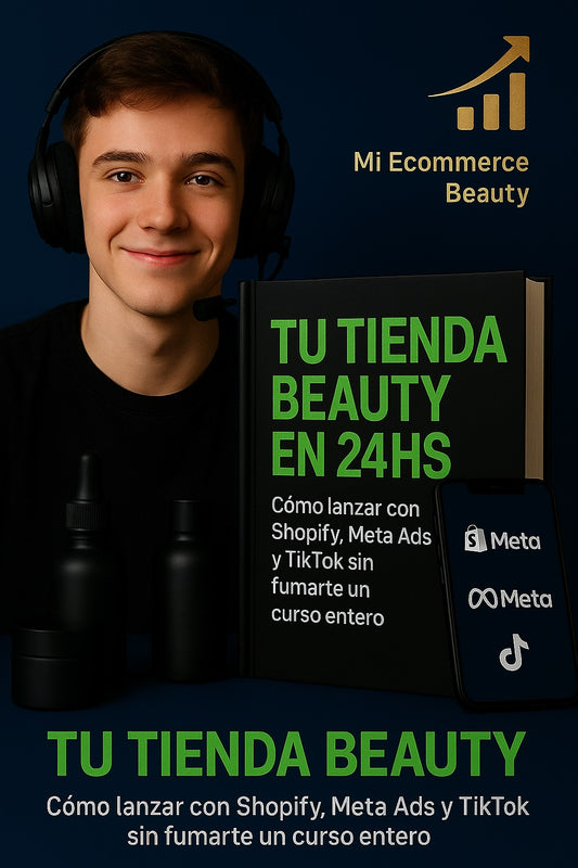 📘 Tu Tienda Beauty en 24 Horas: Shopify, Meta y TikTok sin Humo